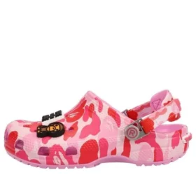 Crocs x A Bathing Ape Chodaki „Carnation”