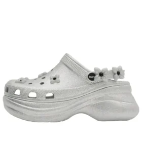 Crocs x SMFK Bae Chodaki „Silver Glitter”