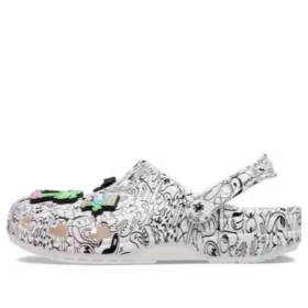 Crocs x Steven Harrington Classic Clog „Quickstrike – White Black”