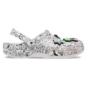 Crocs x Steven Harrington Classic Clog „Quickstrike – White Black”