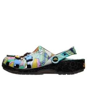 Crocs x The Beatles – chodaki „Multi-Color Black”