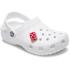 Czerwone przypinki Jibbitz™ w kształcie kości do gry Czerwone przypinki Jibbitz™ w kształcie kości do gry