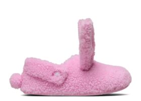 Damskie klasyczne kapcie Cozzzy Bunny „Pink Tweed”