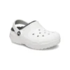 Dziecięce chodaki Crocs Classic – sportowe sandały „White Grey”