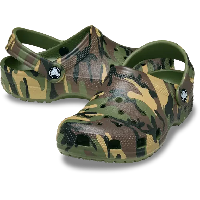 Dziecięce klasyczne chodaki w kamuflażu Dziecięce klasyczne chodaki w kamuflażu