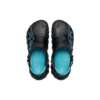 Echo Clog z odblaskowymi sznurówkami „Black Teal”