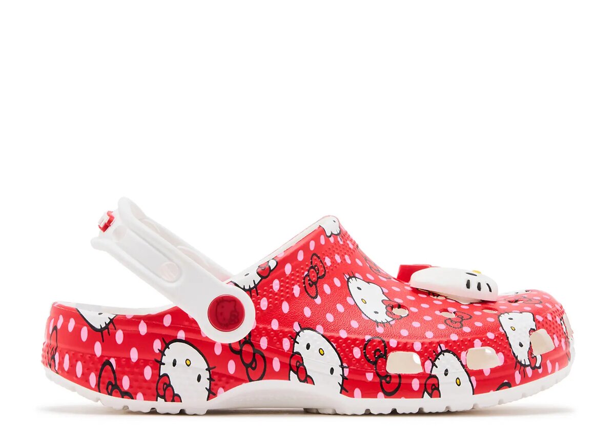 Hello Kitty x Classic Clog dla dzieci „Red Polka Dots” Hello Kitty x Classic Clog dla dzieci „Red Polka Dots”