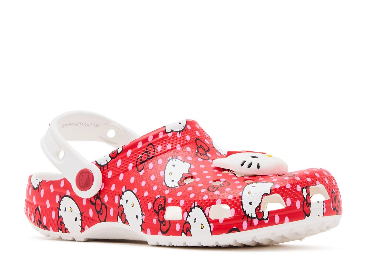 Hello Kitty x Classic Clog dla dzieci „Red Polka Dots” Hello Kitty x Classic Clog dla dzieci „Red Polka Dots”