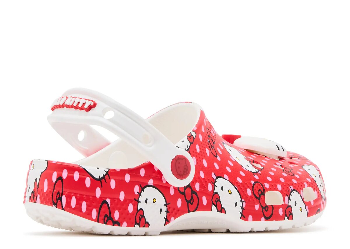 Hello Kitty x Classic Clog dla dzieci „Red Polka Dots” Hello Kitty x Classic Clog dla dzieci „Red Polka Dots”