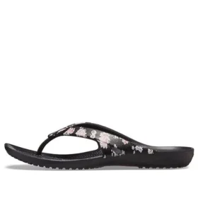 Kadee 2 – Japonki z nadrukiem „Floral Black”