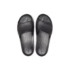 Klapki na platformie Crocband „Black Grey White”
