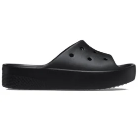 Klapki na platformie Crocs „Black”