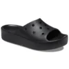 Klapki na platformie Crocs „Black”