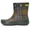 Klasyczne botki i kozaki Crocs x Barbour „Olive Plaid”