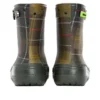 Klasyczne botki i kozaki Crocs x Barbour „Olive Plaid”