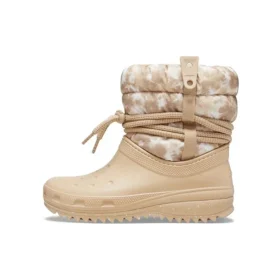 Klasyczne botki i kozaki Neo Puff Luxe „Beige White”