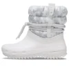 Klasyczne botki i kozaki Neo Puff Luxe „White Grey”