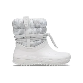 Klasyczne botki i kozaki Neo Puff Luxe „White Grey”