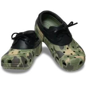 Klasyczne buty żeglarskie w kamuflażu Duck Camo