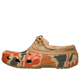Klasyczne buty żeglarskie w kamuflażu „Tan Shocking Orange” Klasyczne buty żeglarskie w kamuflażu „Tan Shocking Orange”