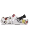 Klasyczne chodaki Cruella „White Black”