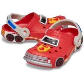 Klasyczne chodaki dla maluchów „Iam Fire Truck Lights” z paskiem z tyłu Klasyczne chodaki dla maluchów „Iam Fire Truck Lights” z paskiem z tyłu