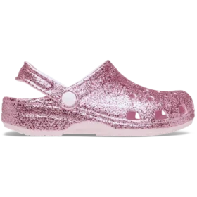Klasyczne chodaki dla maluchów z grubymi podeszwami i Glitterem Klasyczne chodaki dla maluchów z grubymi podeszwami i Glitterem