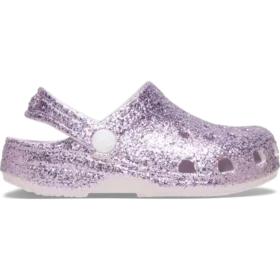 Klasyczne chodaki dla maluchów z grubymi podeszwami i Glitterem Klasyczne chodaki dla maluchów z grubymi podeszwami i Glitterem