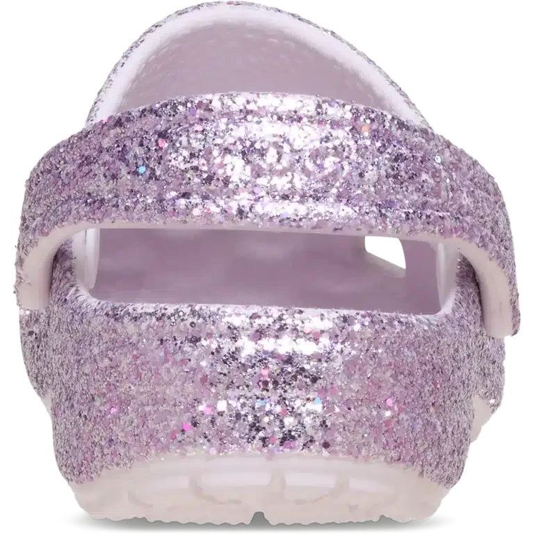 Klasyczne chodaki dla maluchów z grubymi podeszwami i Glitterem Klasyczne chodaki dla maluchów z grubymi podeszwami i Glitterem