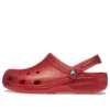Klasyczne chodaki Glitter „Flame”