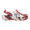 Klasyczne chodaki Marbled „White Red Grey”