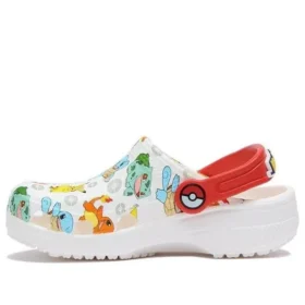 Klasyczne chodaki Pokemon „White Red”