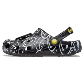 Klasyczne chodaki Smiley World „Black White”