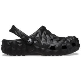 Klasyczne chodaki w geometryczne wzory „Black”