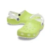 Klasyczne chodaki świecące w ciemności „Lime Green White”