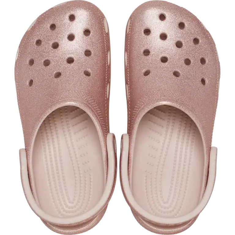 Klasyczne chodaki z brokatem Klasyczne chodaki z brokatem
