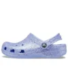 Klasyczne chodaki z brokatem „Blue”