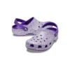 Klasyczne chodaki z brokatem „Purple”