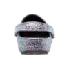 Klasyczne chodaki z brokatem „Silver Multi”