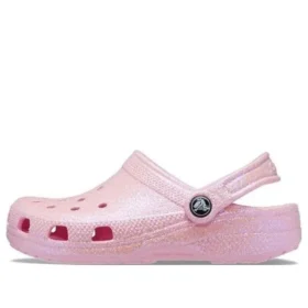 Klasyczne chodaki z Glitterem „Pink”