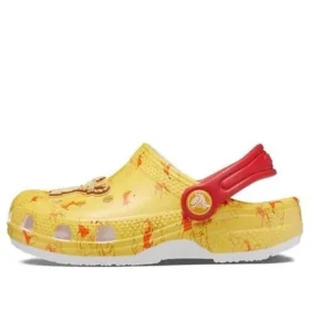Klasyczne chodaki z Kubusiem Puchatkiem „Yellow Red”