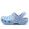 Klasyczne chodaki z marmurkowym wzorem „Moon Jelly Multi”