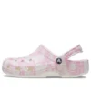 Klasyczne chodaki z nadrukiem Duke „Pink Tweed”