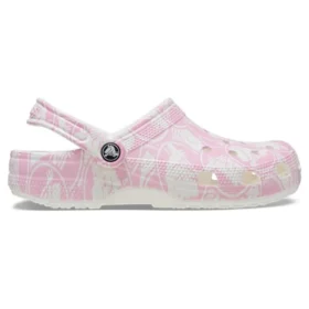Klasyczne chodaki z nadrukiem Duke „Pink Tweed”