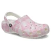 Klasyczne chodaki z nadrukiem Duke „Pink Tweed”