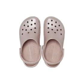 Klasyczne chodaki z połyskiem „Pink”