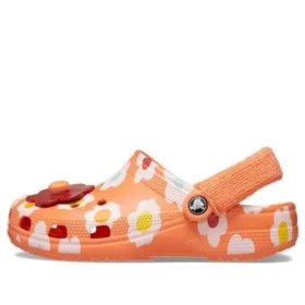 Klasyczne chodaki z tkaniny frotte „Orange”