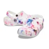 Klasyczne Classic Clog z nadrukiem Tie-Dye „Garnet & Multi”