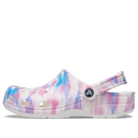 Klasyczne, codzienne sandały unisex w kolorach białym, różowym i niebieskim „White Pink Blue”