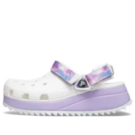 Klasyczne, codzienne sandały unisex w kolorze białym i fioletowym „White Purple”